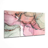 Pink Glass Art.
